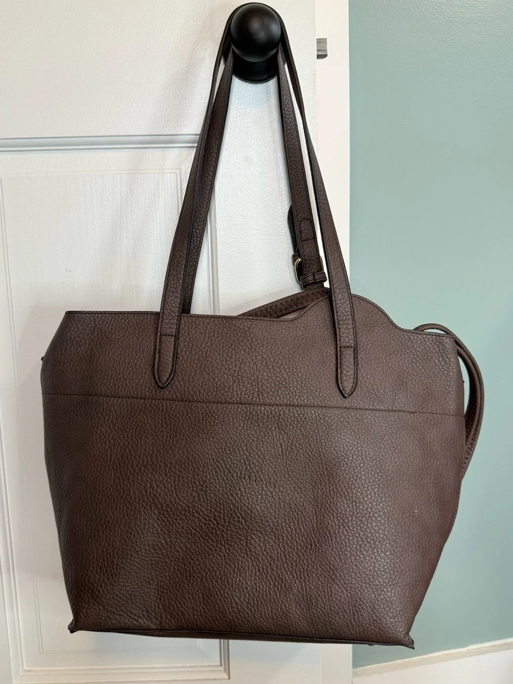 Michael Kors Fulton Pebbled Leather Open Tote Bag - Picture 4 of 5